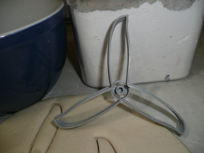 Propeller Three 3 Tri Blade Plane Boat Cookie Cutter Made In USA PR2200