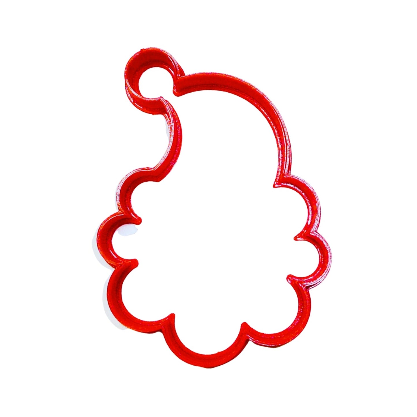 6x Santa Claus Face With Hat Fondant Cutter Cupcake Topper 1.75 IN USA FD2204