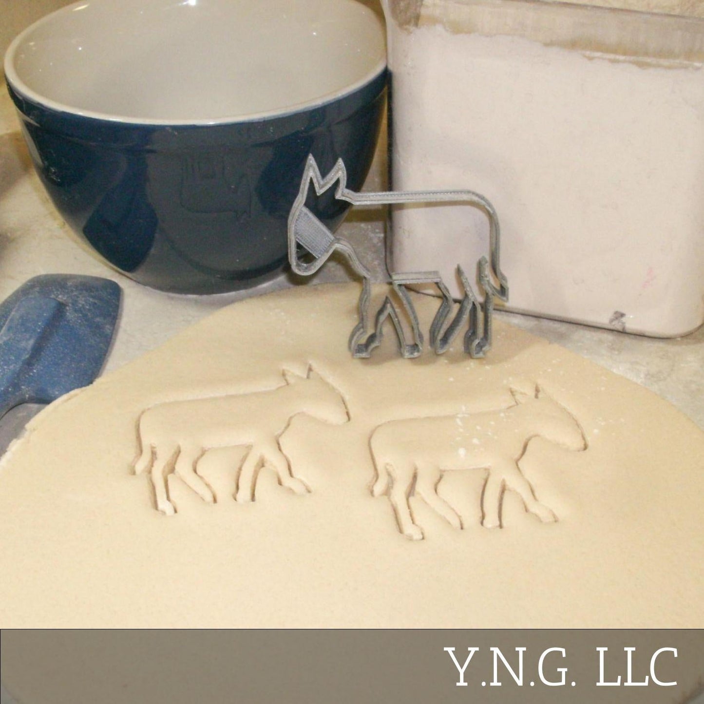 Donkey Burro Animal Christmas Character Cookie Cutter Made In USA PR2213