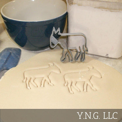 Donkey Burro Animal Christmas Character Cookie Cutter Made In USA PR2213