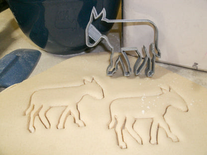 Donkey Burro Animal Christmas Character Cookie Cutter Made In USA PR2213