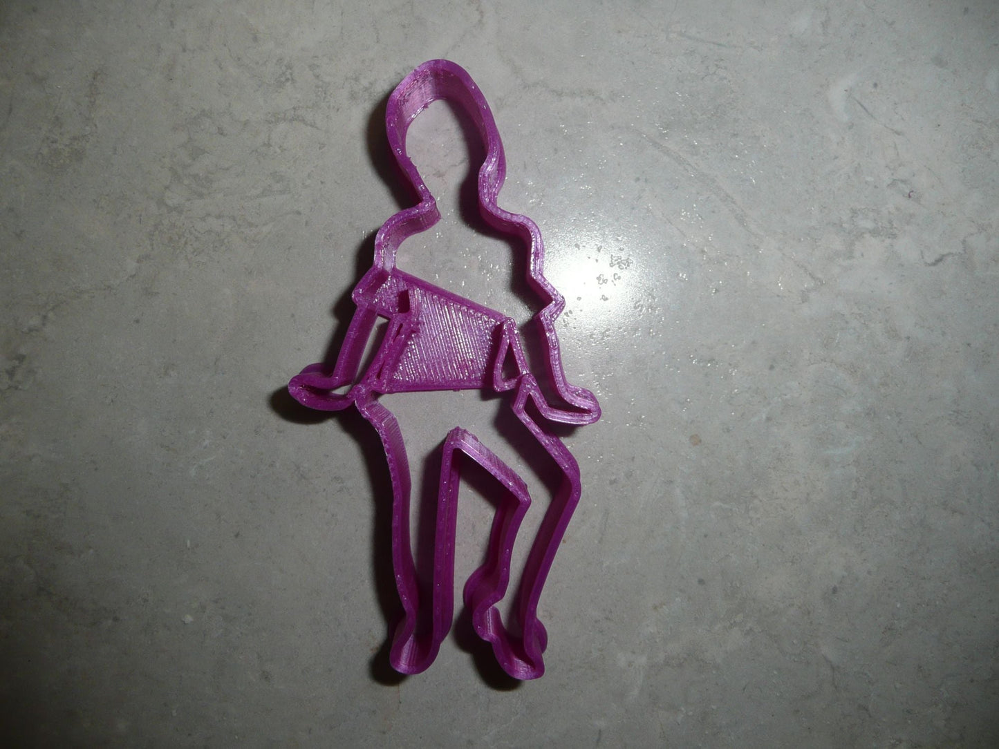 6x Jazz Dancer Pose 2 Fondant Cutter Cupcake Topper 1.75 IN USA FD2245