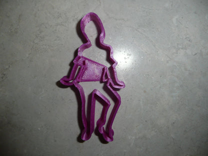 6x Jazz Dancer Pose 2 Fondant Cutter Cupcake Topper 1.75 IN USA FD2245
