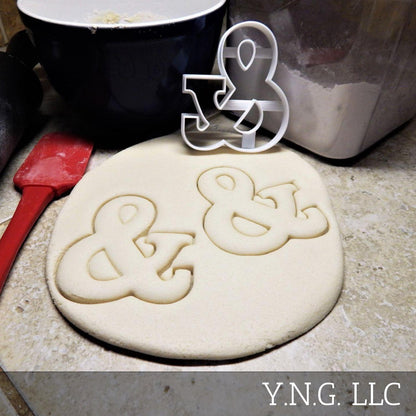 And Ampersand Symbol & Mark Latin Sign Cookie Cutter Made In USA PR2266