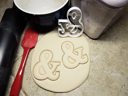 And Ampersand Symbol & Mark Latin Sign Cookie Cutter Made In USA PR2266