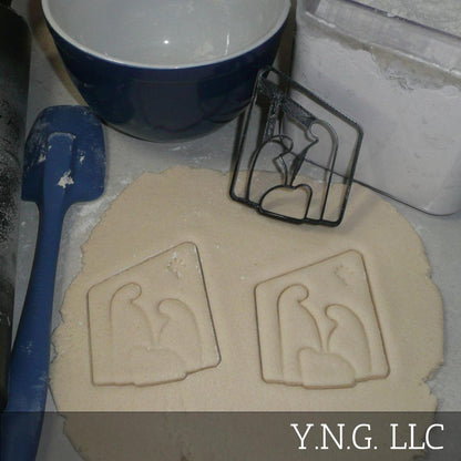 Nativity Scene Manger Christmas Cookie Cutter Made In USA PR2295