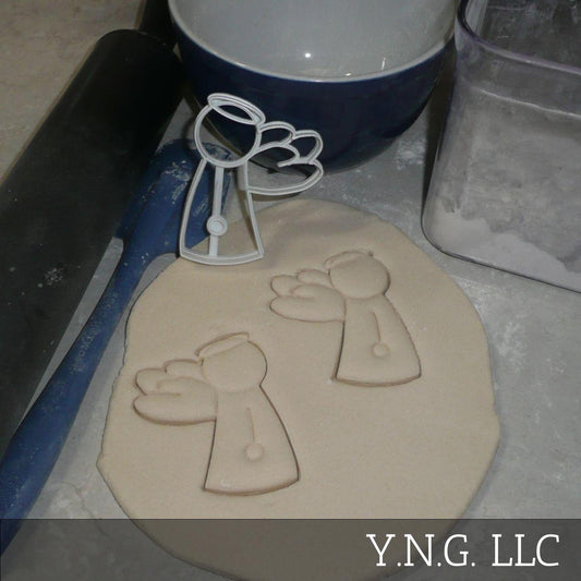 Angel with Detail Guardian Christmas Cookie Cutter Made In USA PR2302