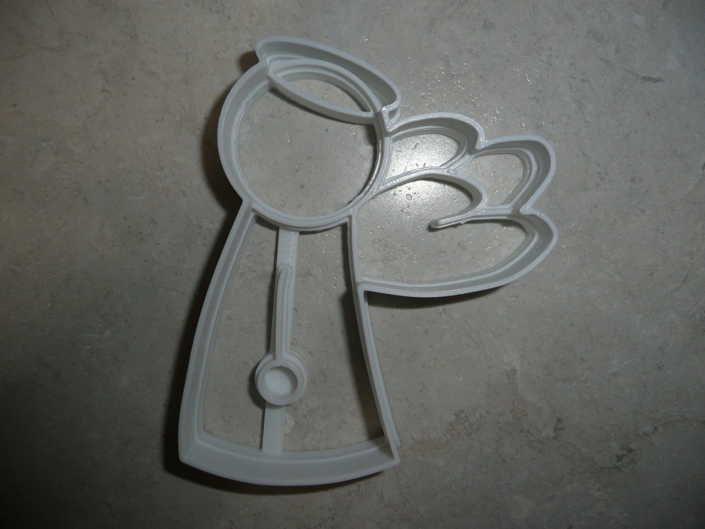 6x Angel Christmas Fondant Cutter Cupcake Topper 1.75 IN USA FD2302