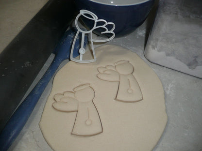 Angel with Detail Guardian Christmas Cookie Cutter Made In USA PR2302
