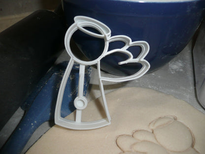 Angel with Detail Guardian Christmas Cookie Cutter Made In USA PR2302