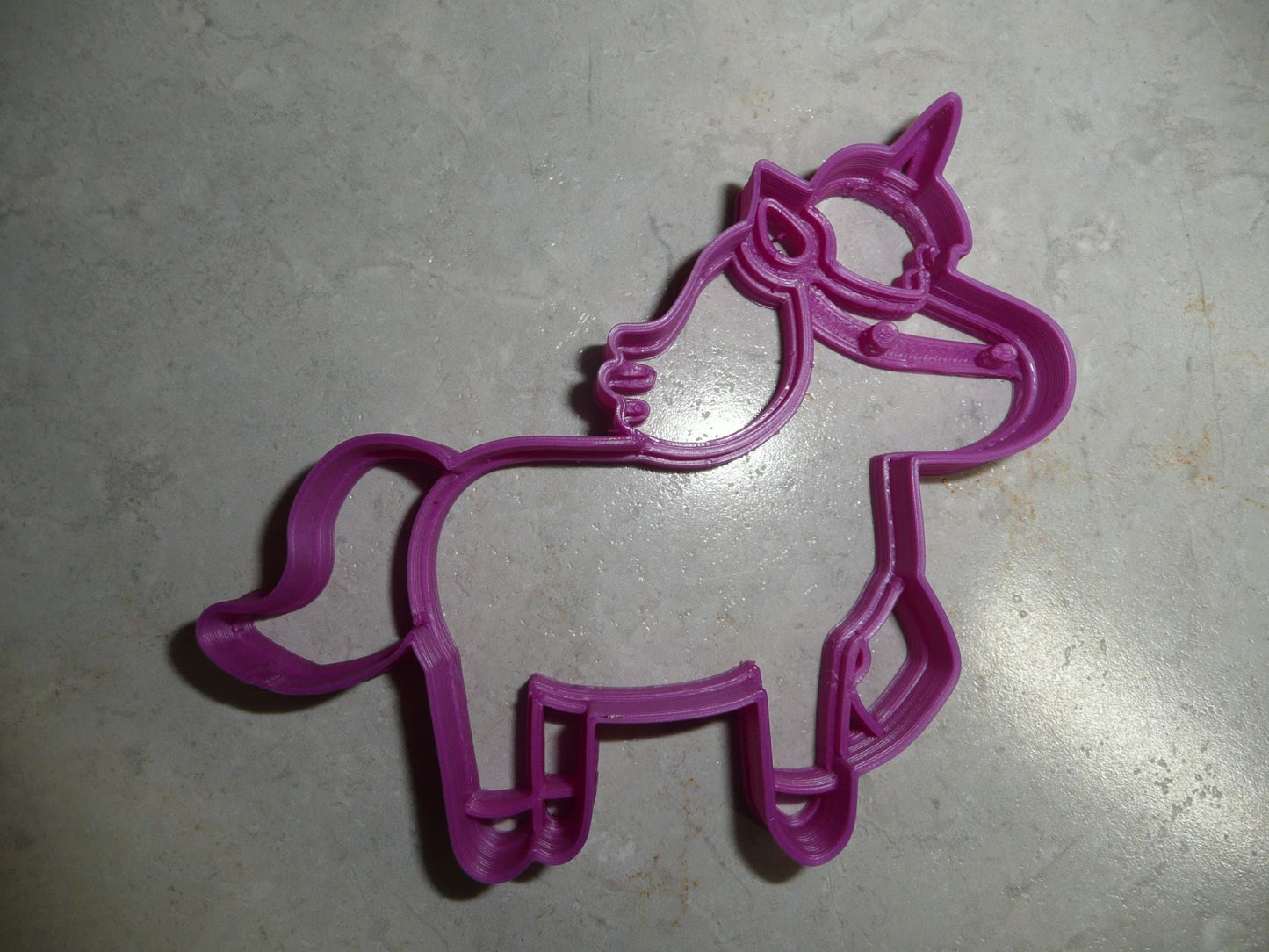 Unicorn Magical Horse with Sprialed Horn Cookie Cutter Made In USA PR2303