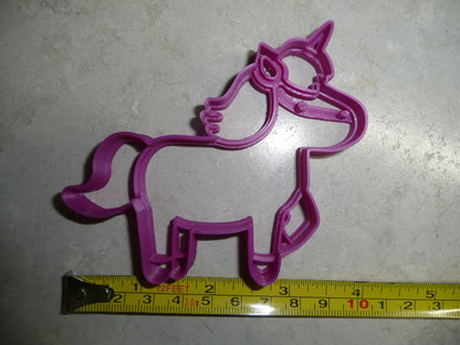 Unicorn Magical Horse with Sprialed Horn Cookie Cutter Made In USA PR2303