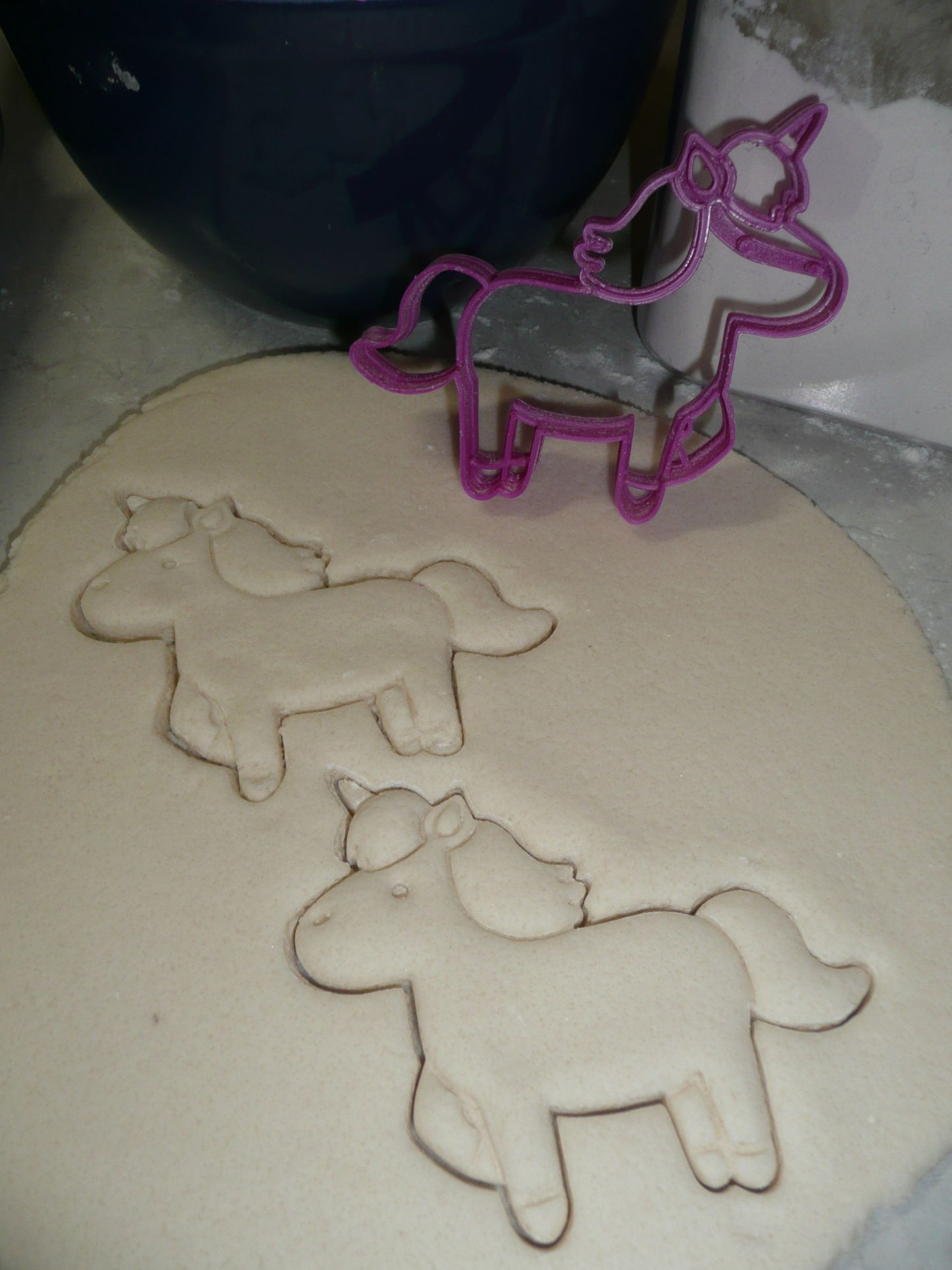 Unicorn Magical Horse with Sprialed Horn Cookie Cutter Made In USA PR2303
