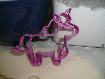 Unicorn Magical Horse with Sprialed Horn Cookie Cutter Made In USA PR2303