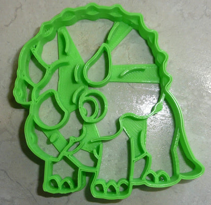 Triceratops 3 Three Horns Dinosaur Dino Cookie Cutter Made In USA PR2338
