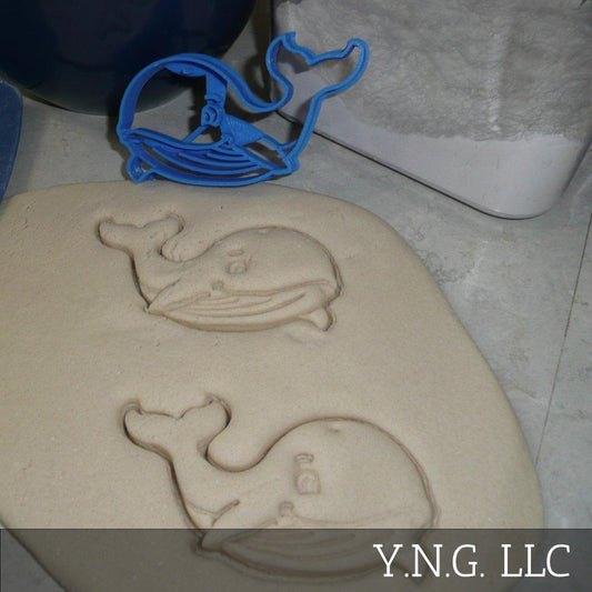 Whale Ocean Water Aquatic Marine Mammal Cookie Cutter Made In USA PR2364
