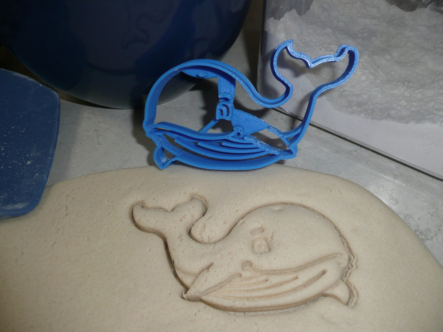 Whale Ocean Water Aquatic Marine Mammal Cookie Cutter Made In USA PR2364