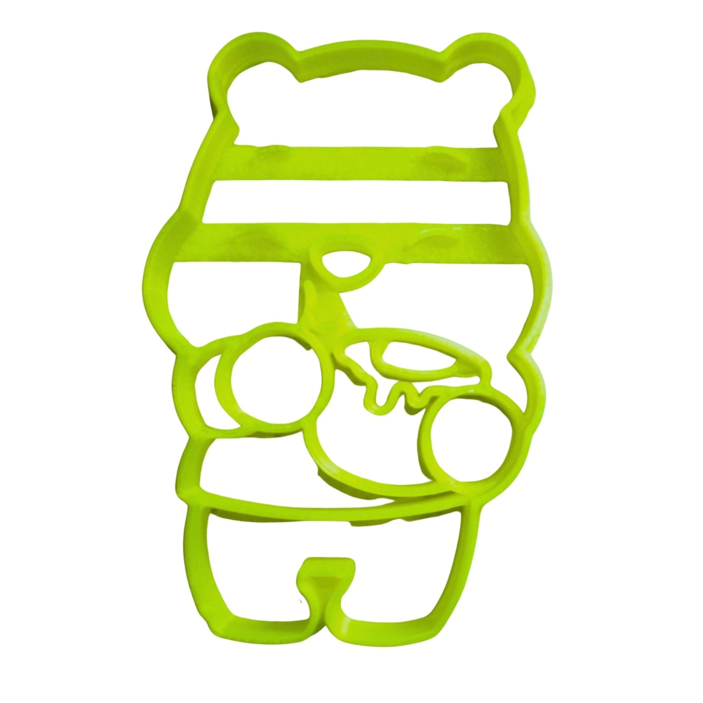 Winnie The Pooh Holding Honey Hunny Pot Cookie Cutter Made In USA PR2374