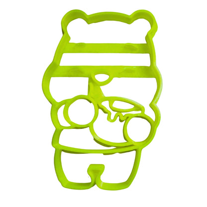 Winnie The Pooh Holding Honey Hunny Pot Cookie Cutter Made In USA PR2374