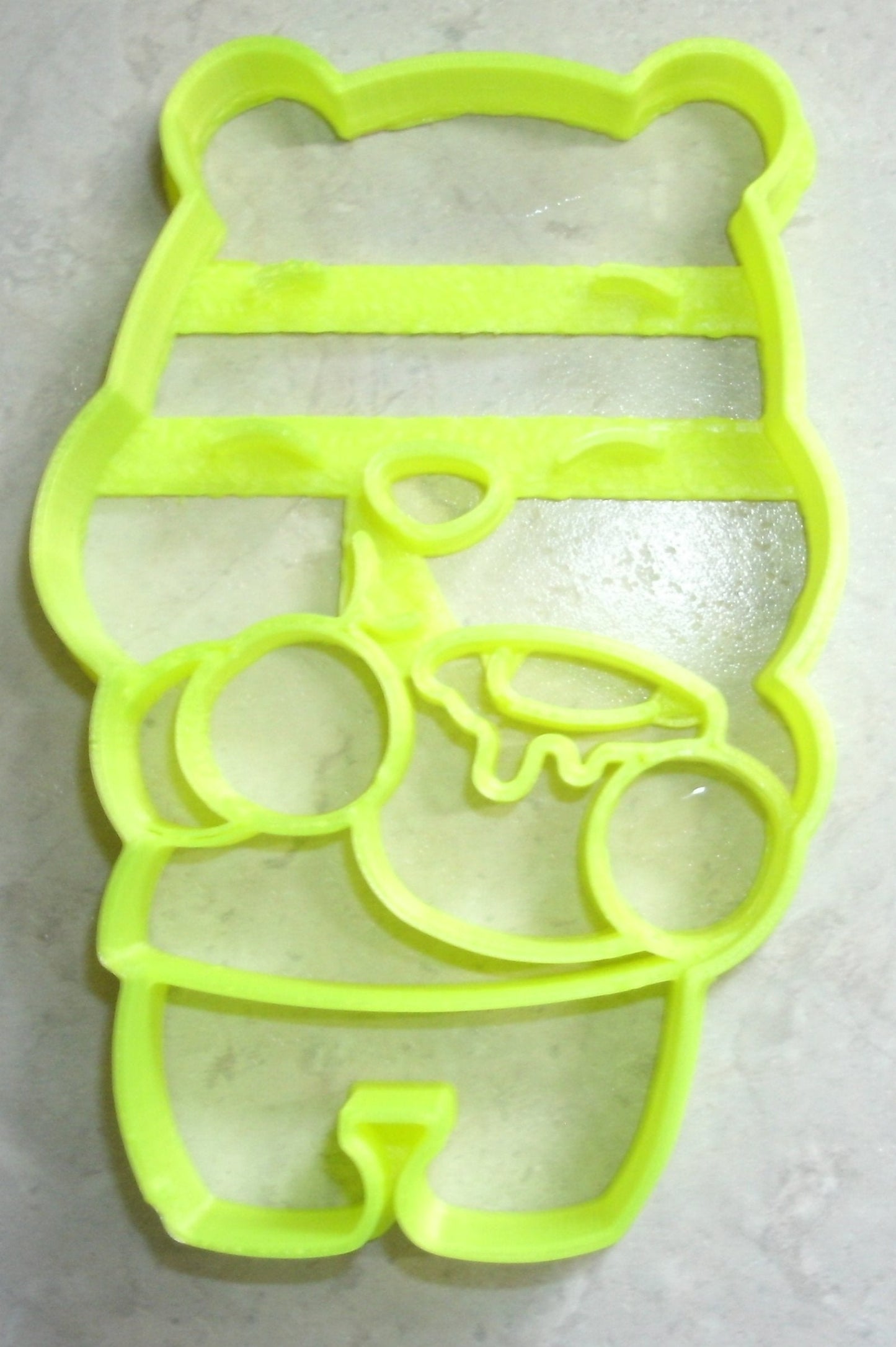 Winnie The Pooh Holding Honey Hunny Pot Cookie Cutter Made In USA PR2374