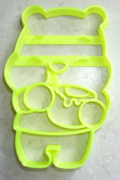 Winnie The Pooh Holding Honey Hunny Pot Cookie Cutter Made In USA PR2374