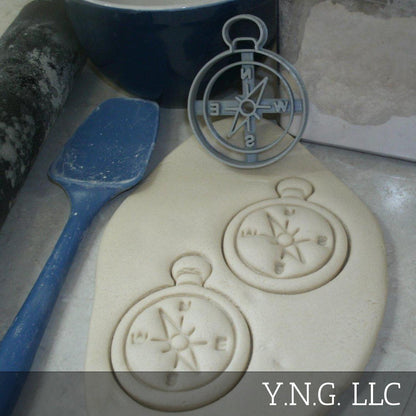 Compass Face Nautical Geography Guide Cookie Cutter Made In USA PR2378