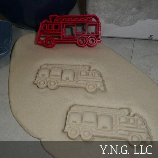 Fire Truck Firetruck Detailed Engine Cookie Cutter Made In USA PR2389