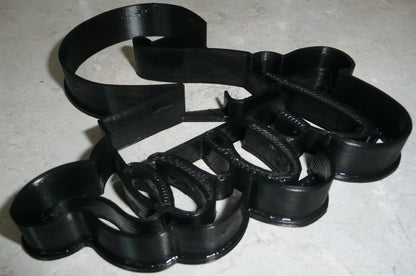 Number Two 2 With Word Birthday Anniversary Cookie Cutter Made In USA PR2403