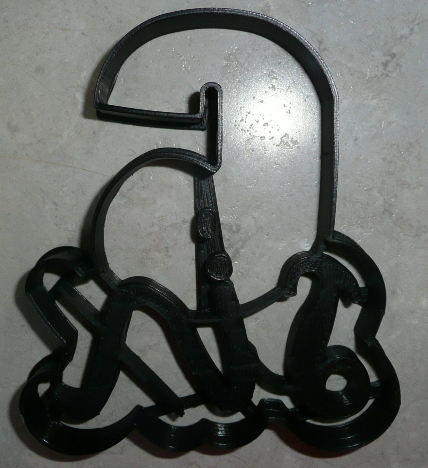 Number Six 6 With Word Birthday Anniversary Cookie Cutter Made In USA PR2407