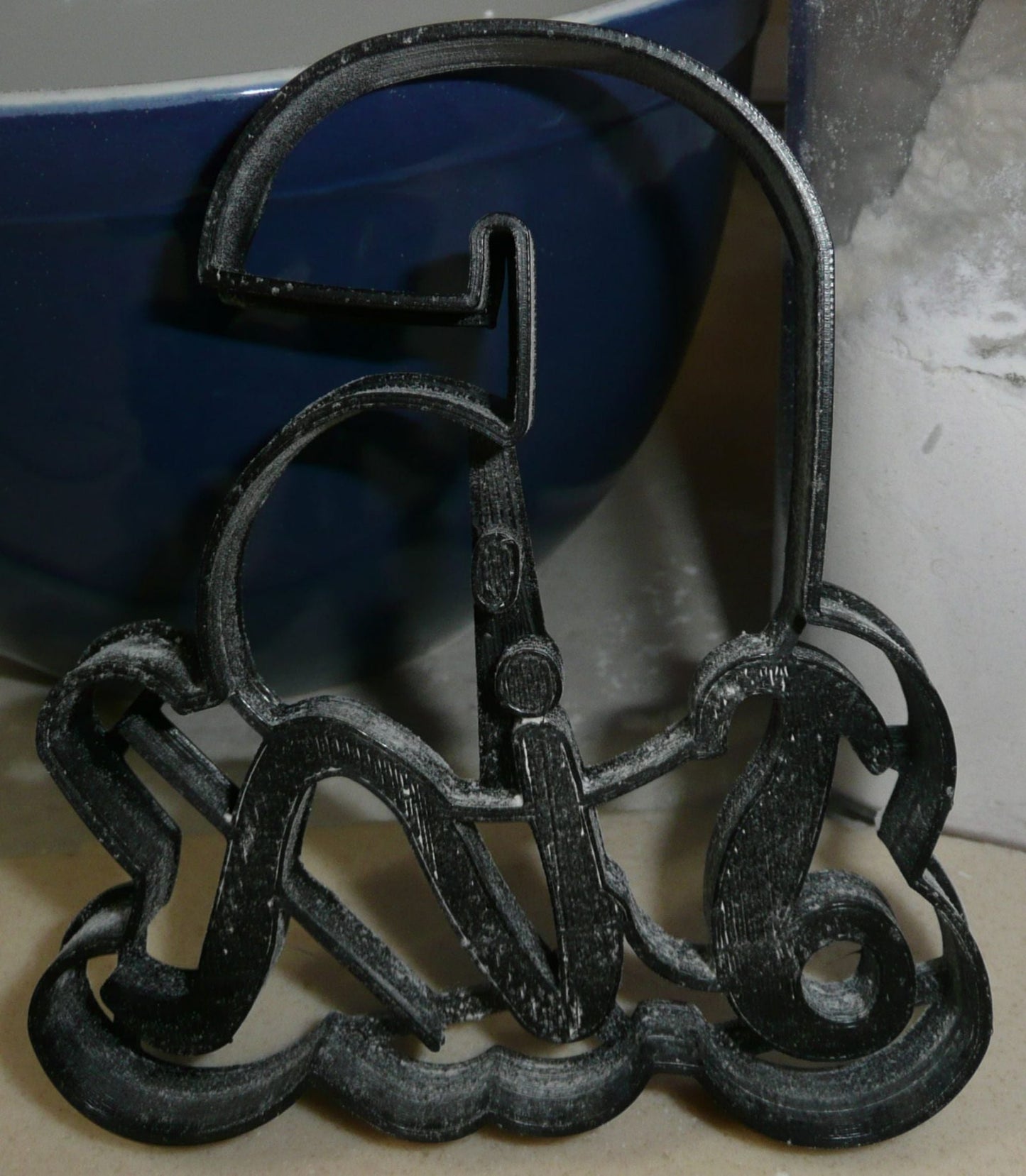 Number Six 6 With Word Birthday Anniversary Cookie Cutter Made In USA PR2407
