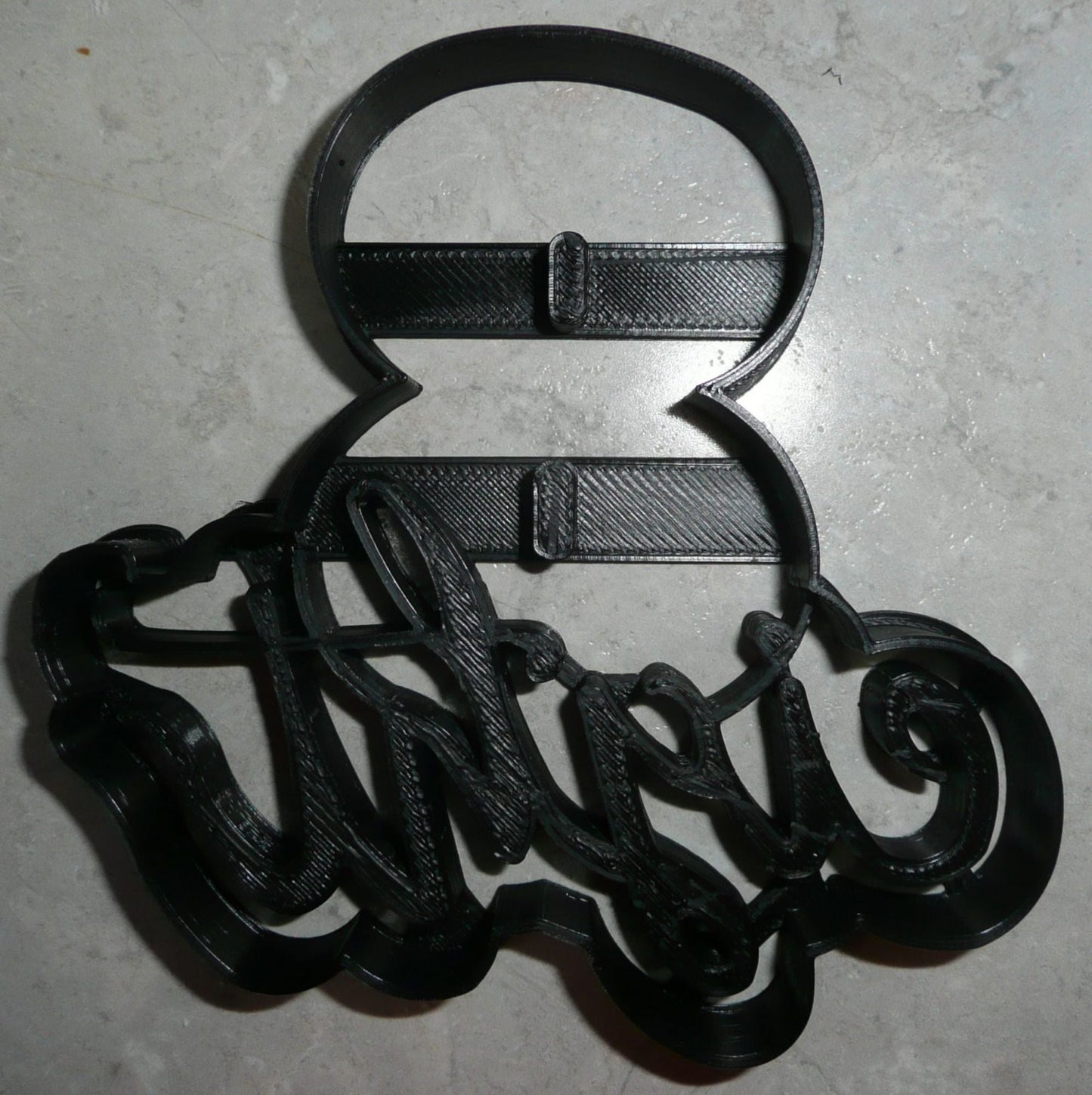 Number Eight 8 With Word Birthday Anniversary Cookie Cutter Made In USA PR2409