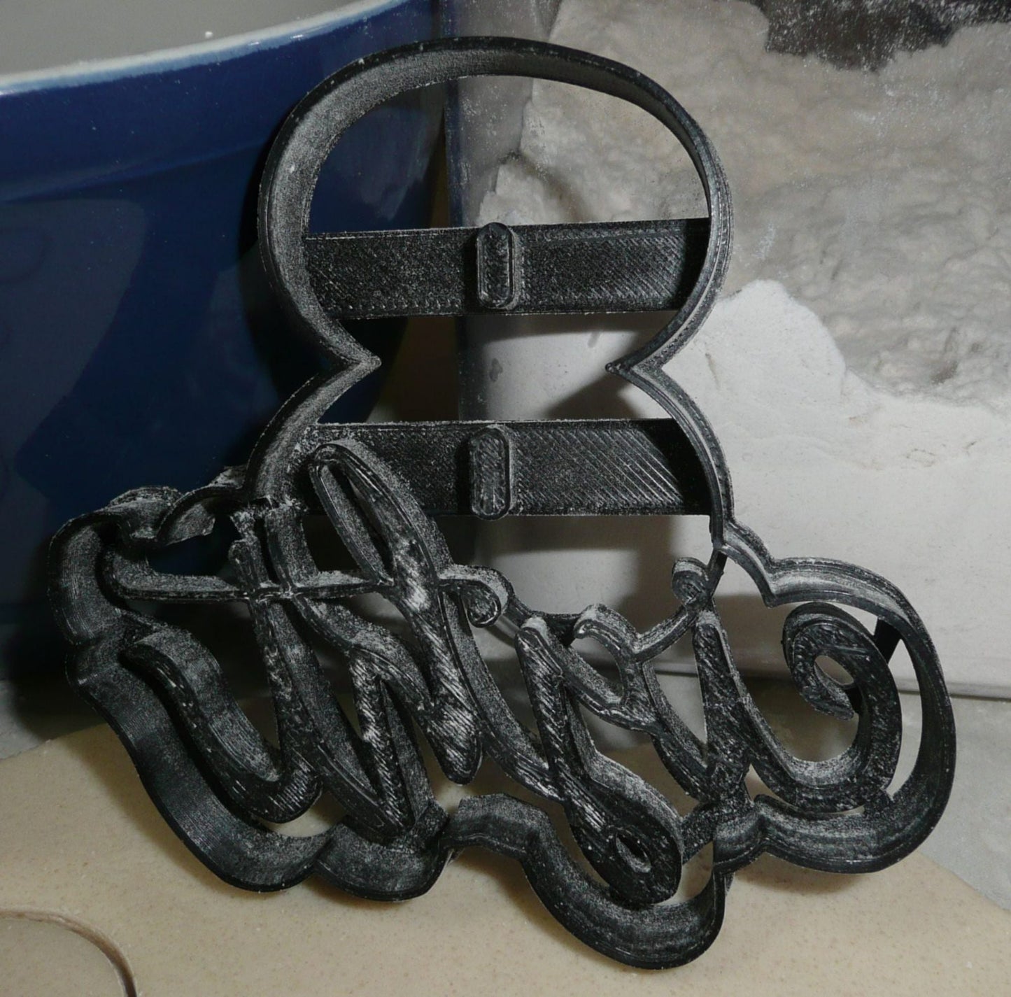 Number Eight 8 With Word Birthday Anniversary Cookie Cutter Made In USA PR2409