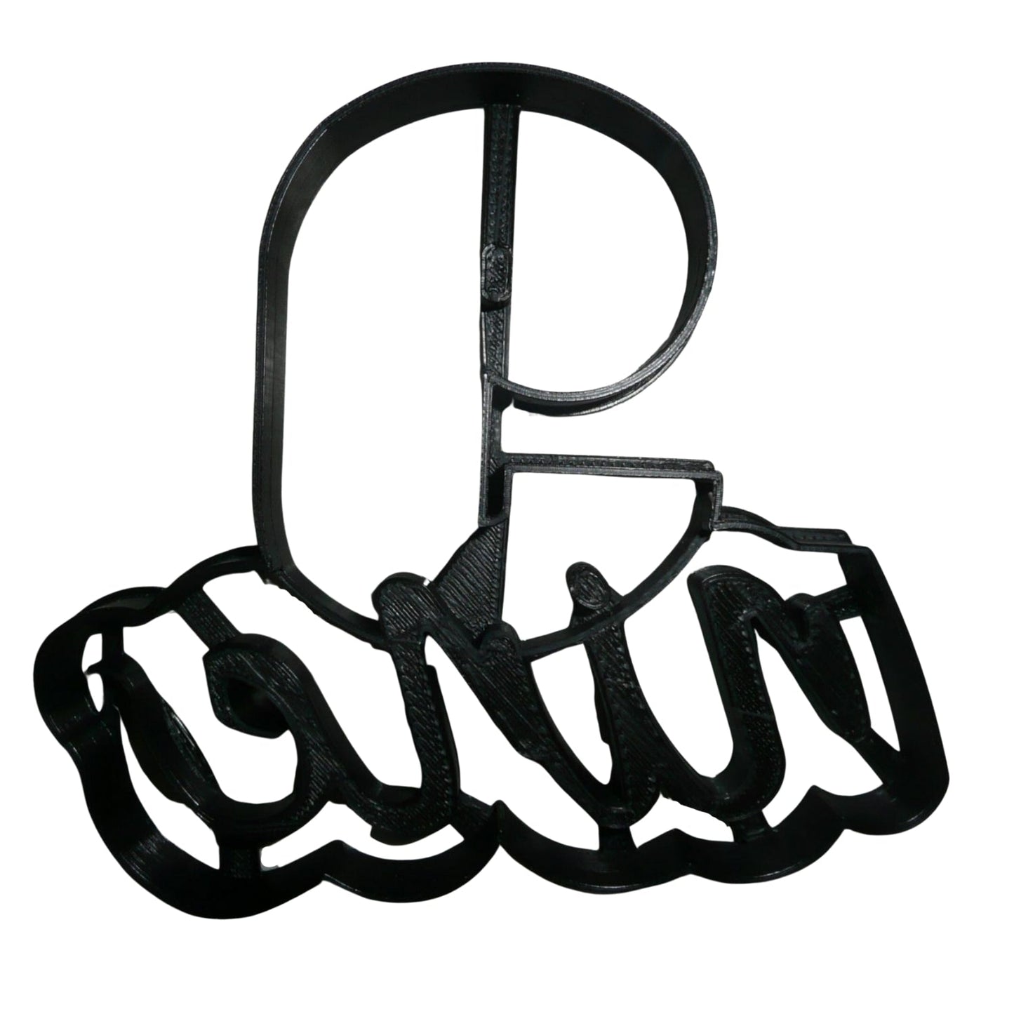 Number Nine 9 With Word Birthday Anniversary Cookie Cutter Made In USA PR2410