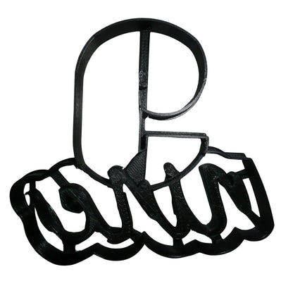 Number Nine 9 With Word Birthday Anniversary Cookie Cutter Made In USA PR2410