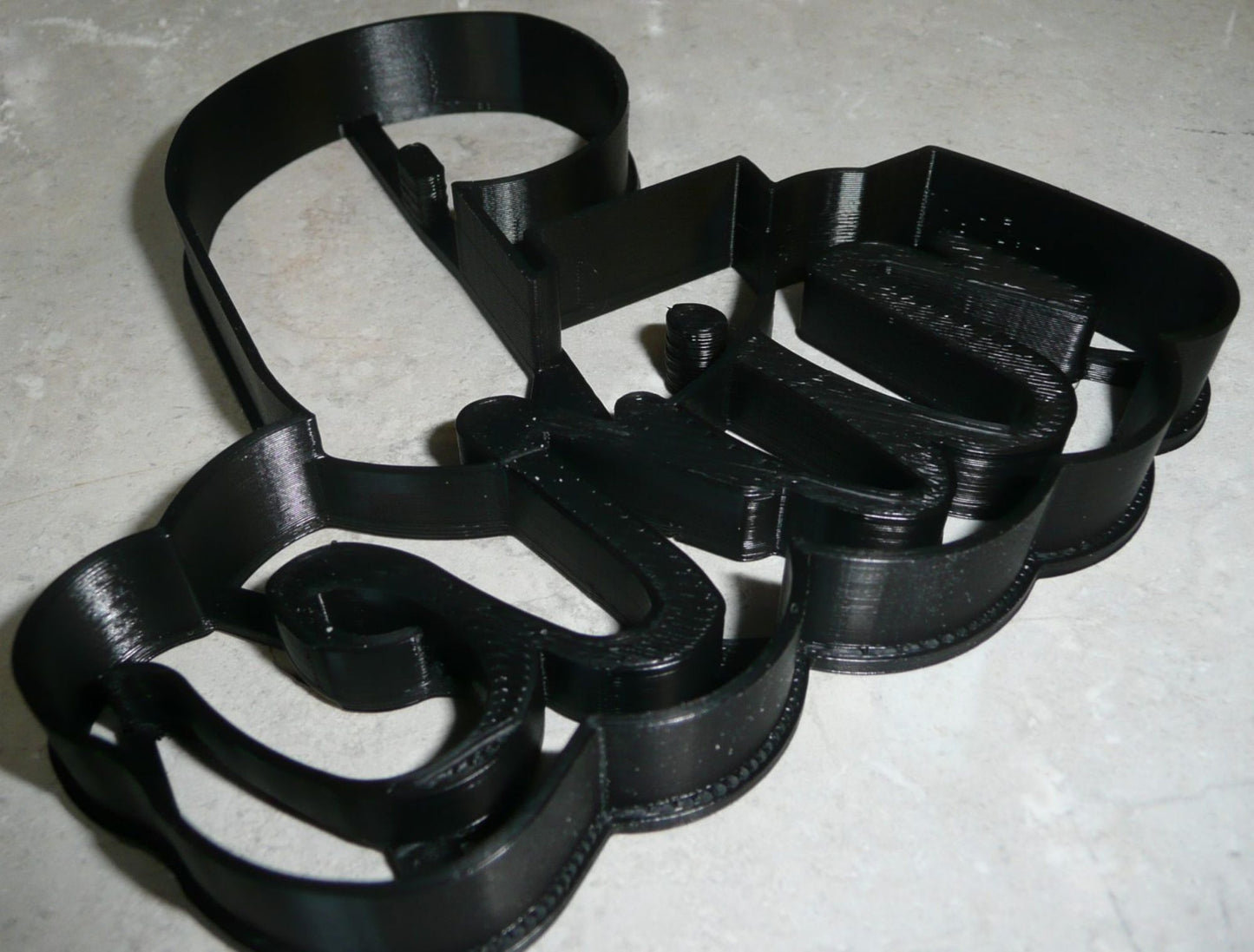 Number Nine 9 With Word Birthday Anniversary Cookie Cutter Made In USA PR2410