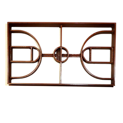 Basketball Court Detailed Hoops Team Sport Cookie Cutter Made In USA PR2420