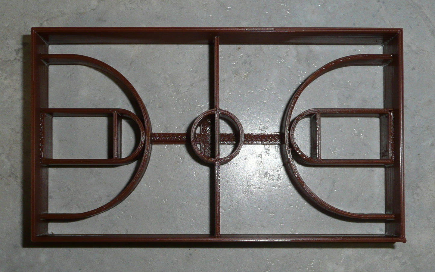 Basketball Court Detailed Hoops Team Sport Cookie Cutter Made In USA PR2420