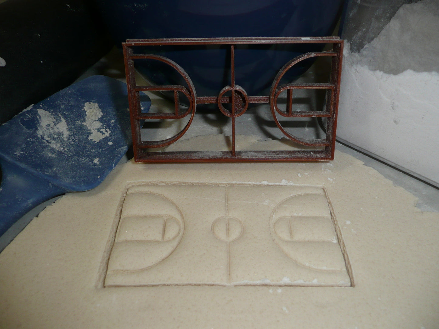 Basketball Court Detailed Hoops Team Sport Cookie Cutter Made In USA PR2420