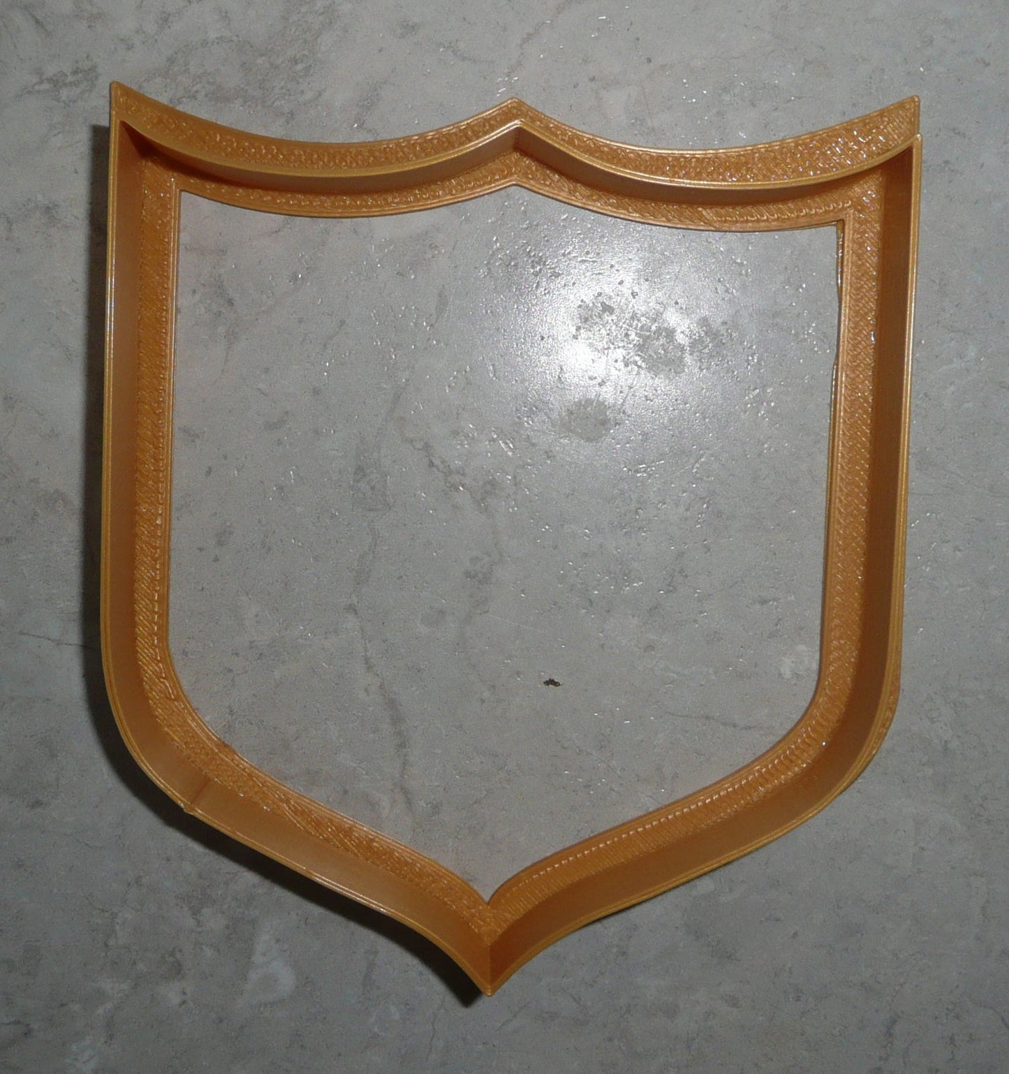 Shield Outline Badge Plaque 3 Three Point Armor Cookie Cutter Made In USA PR2423