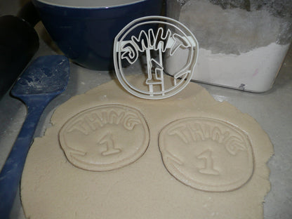 Thing 1 Dr Seuss Cat In The Hat Book Character Cookie Cutter Made In USA PR2426