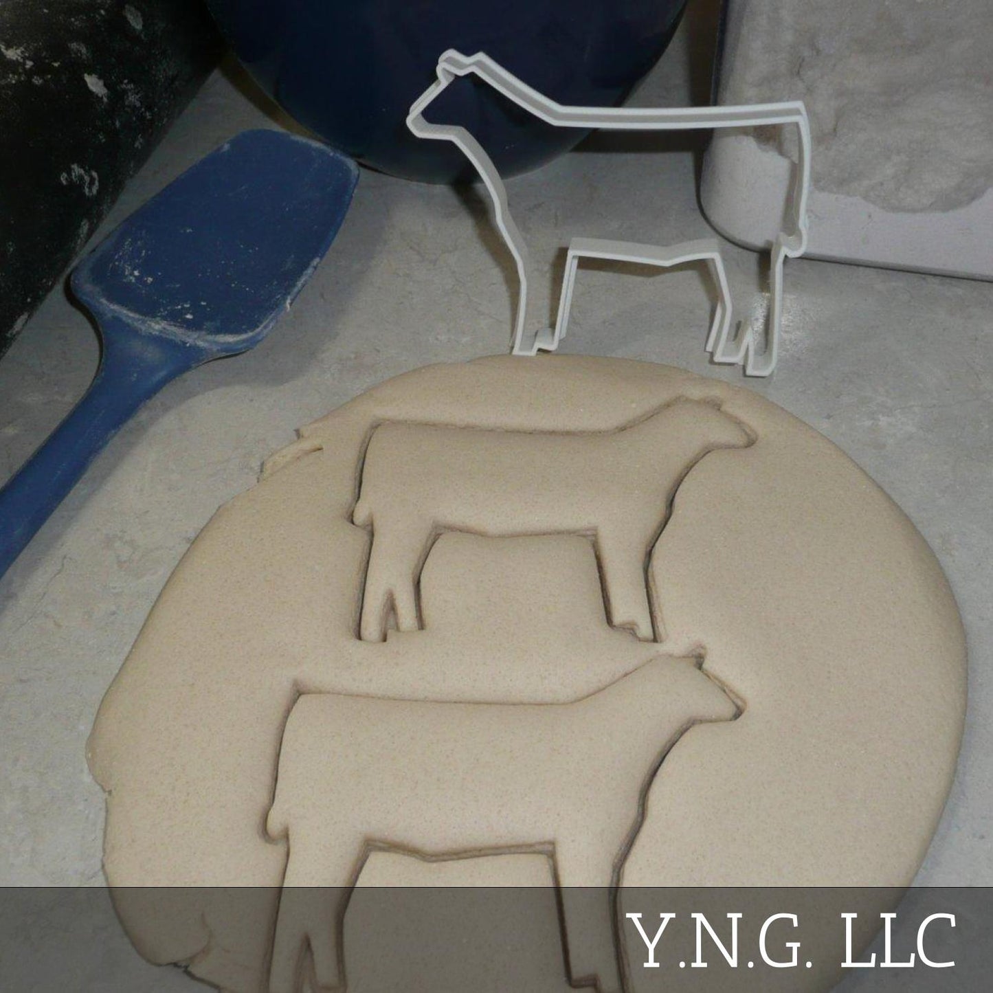 Show Steer Outline Cow Farm Animal Livestock Cookie Cutter Made In USA PR2435