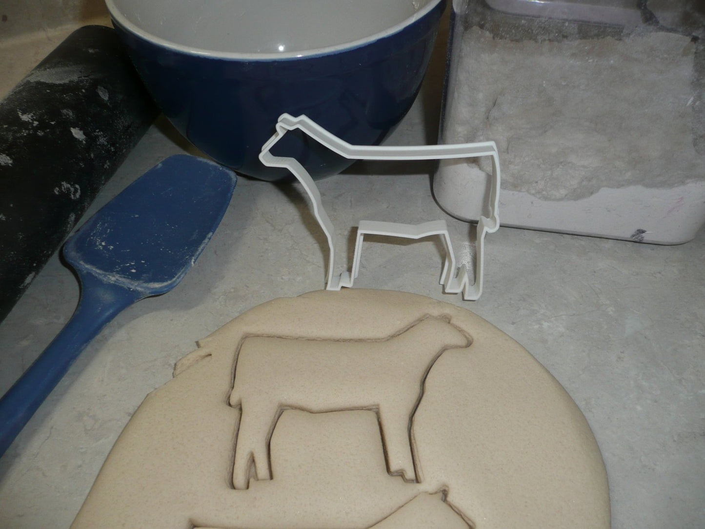 Show Steer Outline Cow Farm Animal Livestock Cookie Cutter Made In USA PR2435