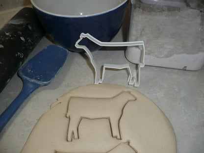 Show Steer Outline Cow Farm Animal Livestock Cookie Cutter Made In USA PR2435