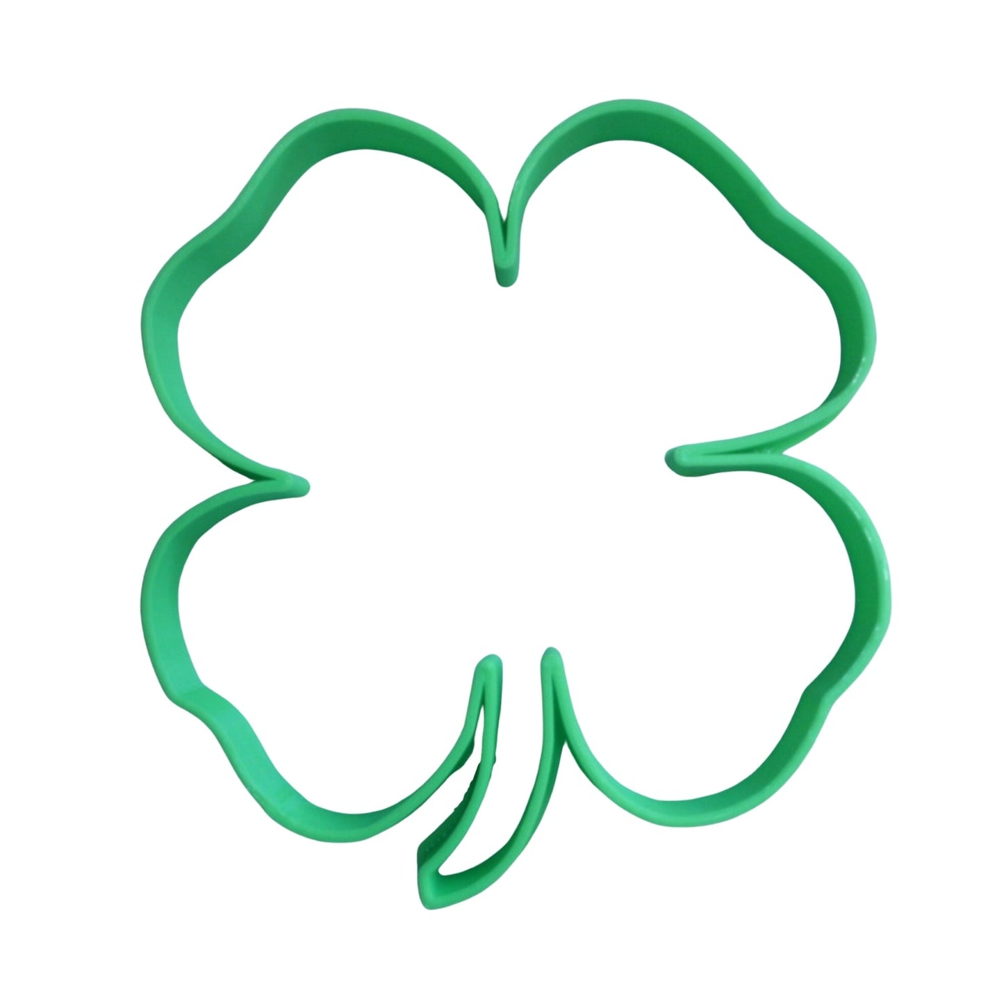 6x 4 H Leaf Clover Fondant Cutter Cupcake Topper 1.75 IN USA FD2436