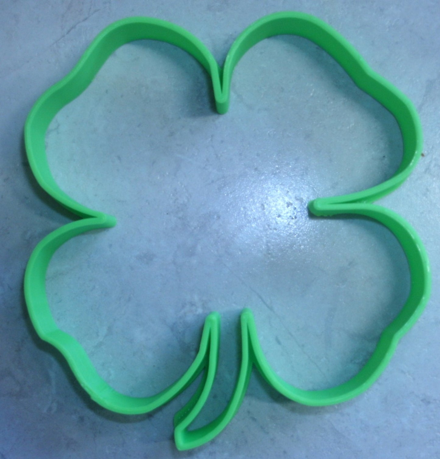 6x 4 H Leaf Clover Fondant Cutter Cupcake Topper 1.75 IN USA FD2436