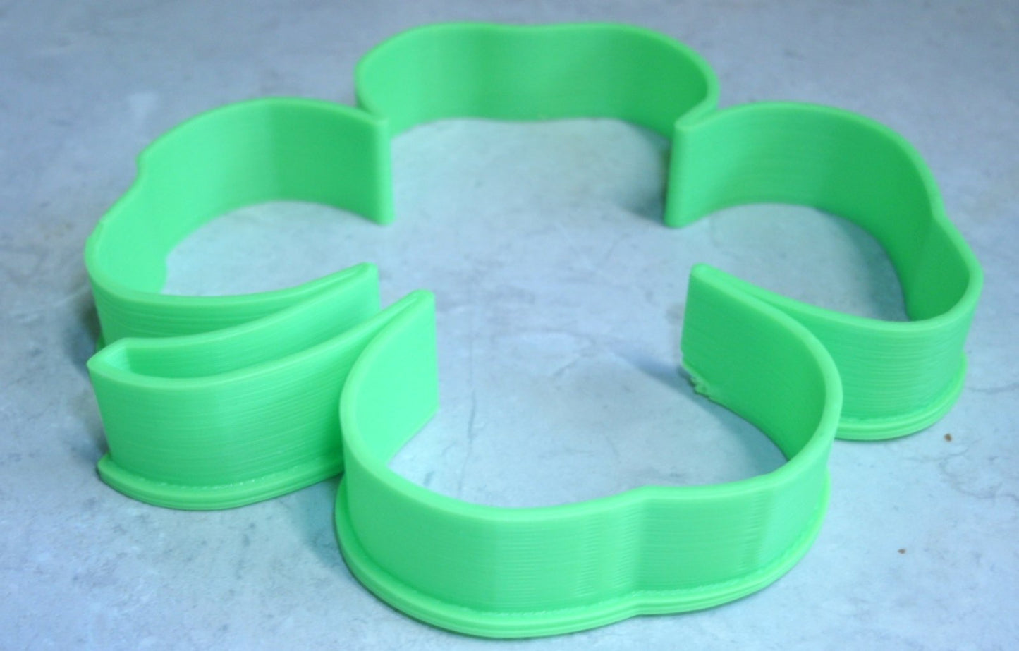 4H Clover Lucky Leaf Head Heart Health Hands Cookie Cutter Made In USA PR2436