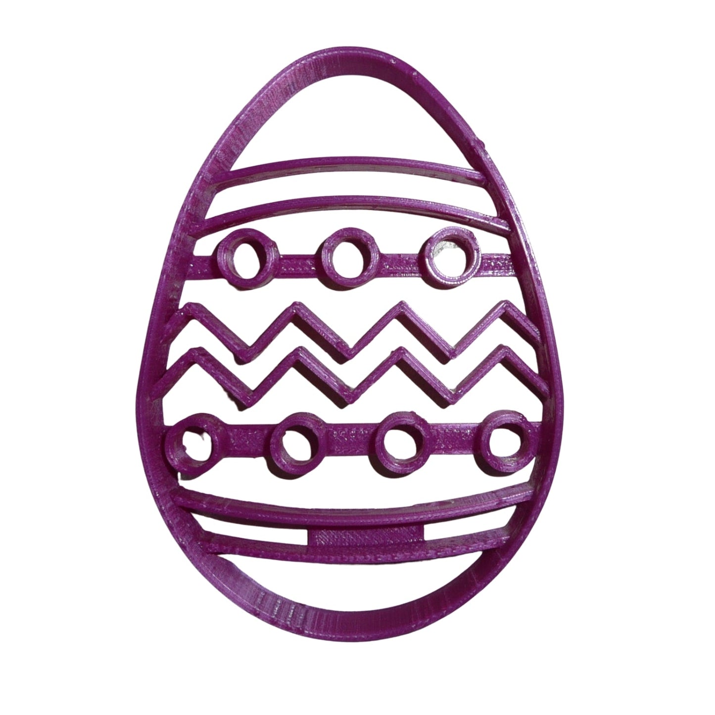 Easter Egg Detailed Hunt Color Dye Spring Cookie Cutter Made In USA PR2466