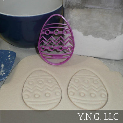 Easter Egg Detailed Hunt Color Dye Spring Cookie Cutter Made In USA PR2466