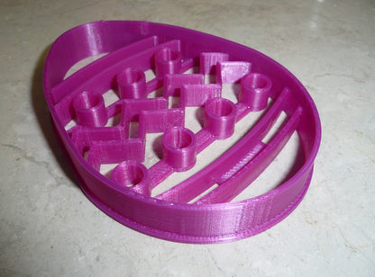 Easter Egg Detailed Hunt Color Dye Spring Cookie Cutter Made In USA PR2466