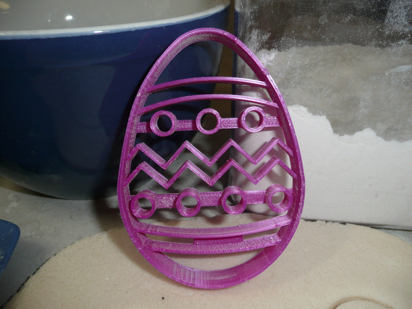 Easter Egg Detailed Hunt Color Dye Spring Cookie Cutter Made In USA PR2466